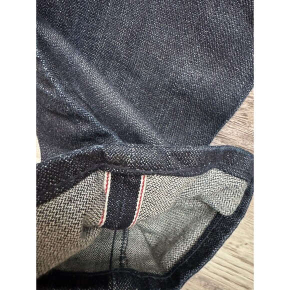 Naked & Famous Japanese SELVEDGE Jeans Skinny Guy Dark Rigid Indigo Twill Sz 31 - Picture 4 of 7